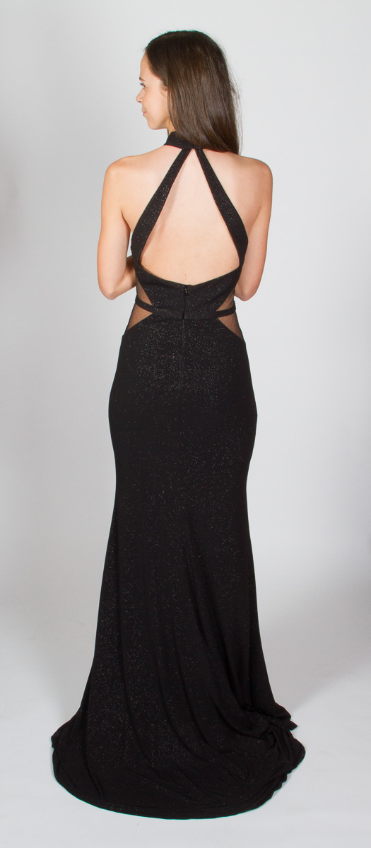 Reese (Black) Back - Arabella Dresses